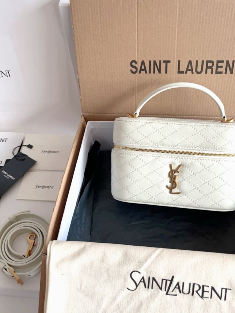 Saint Laurent Gaby Mini Vanity Case